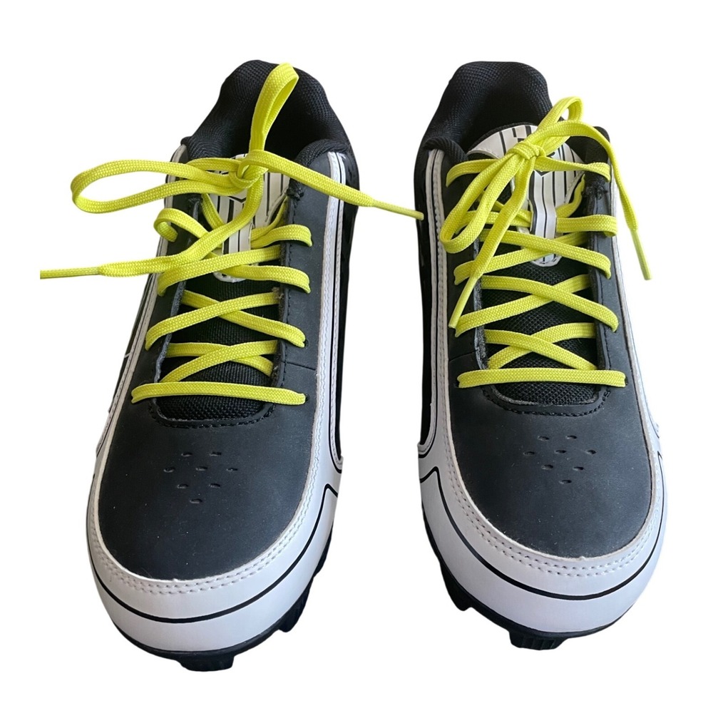Under Armour Women Softball Cleats Black White Neon Yellow 1250086-011 Size 7.5